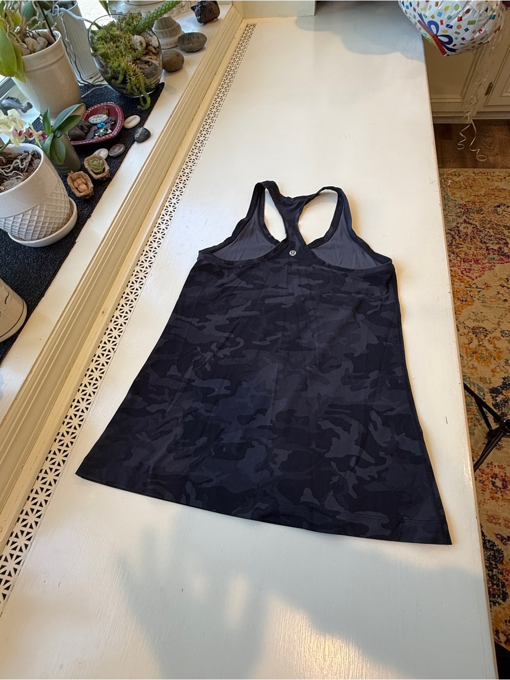 lululemon athletica Black/Charcoal Camo Racerback Tank